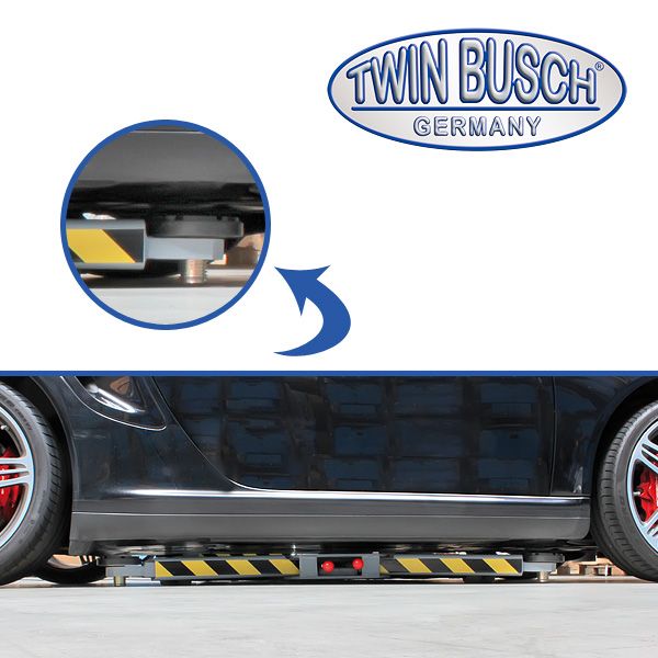 Twin Busch TW 125 M – Elevador monocolumna portátil 2,5 t, 230 V, altura máx. 1.930 mm