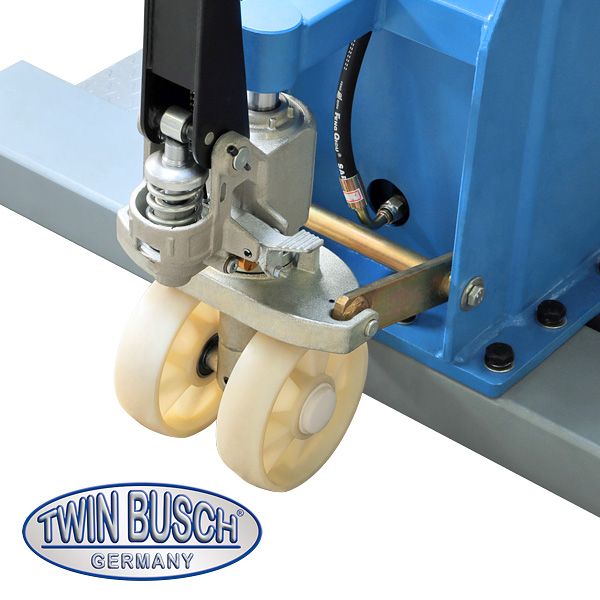 Twin Busch TW 125 M – Elevador monocolumna portátil 2,5 t, 230 V, altura máx. 1.930 mm