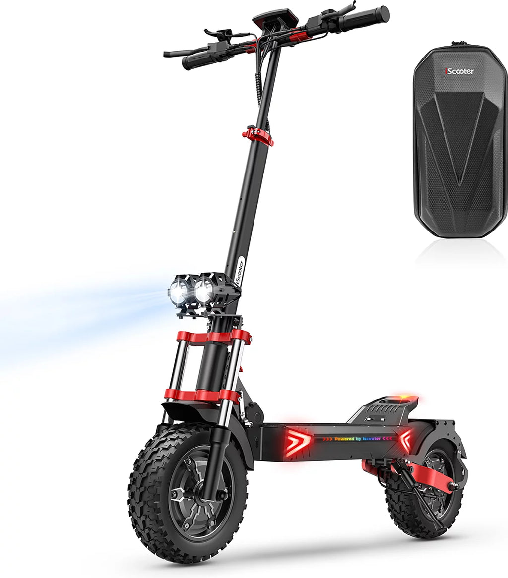 Scooter eléctrico iX8 – 2400 W (doble motor), 60 km/h, autonomía 70 km, neumáticos todoterreno de 12"