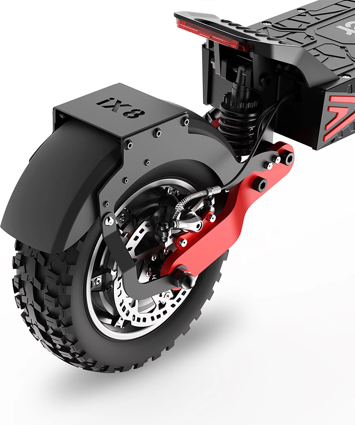 Scooter eléctrico iX8 – 2400 W (doble motor), 60 km/h, autonomía 70 km, neumáticos todoterreno de 12"