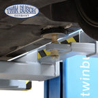 Twin Busch TW 125 M – Elevador monocolumna portátil 2,5 t, 230 V, altura máx. 1.930 mm