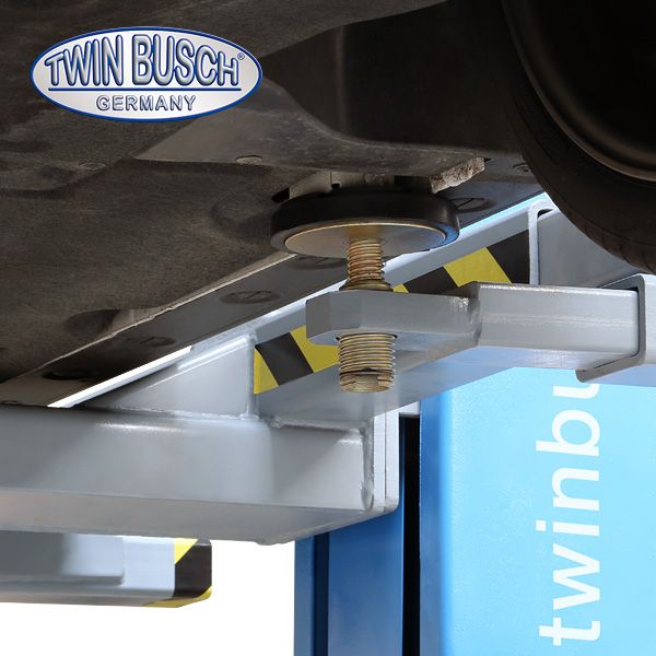 Twin Busch TW 125 M – Elevador monocolumna portátil 2,5 t, 230 V, altura máx. 1.930 mm