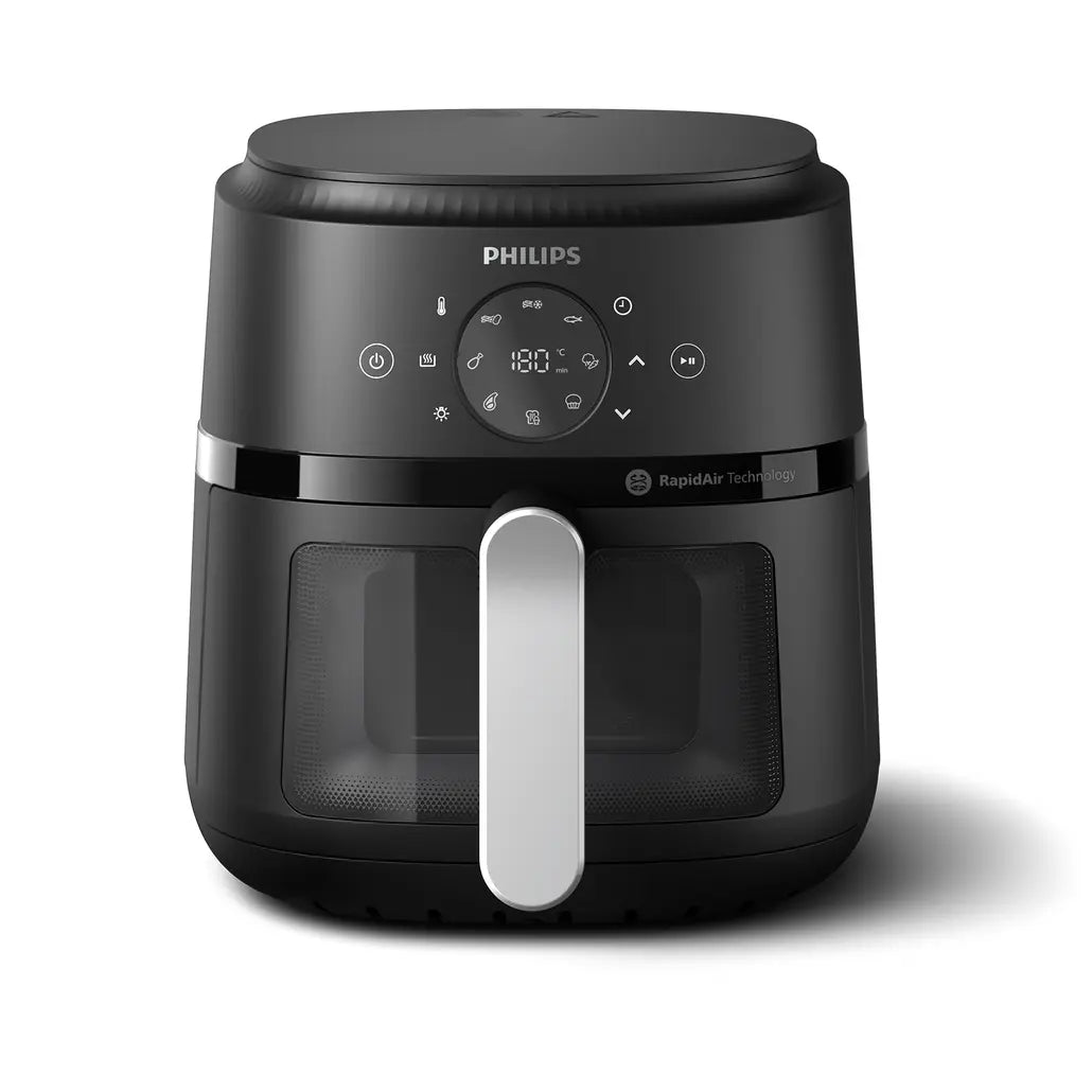 Philips Airfryer Serie 2000 Freidora de aire 13 en 1 negra, hasta 4 raciones