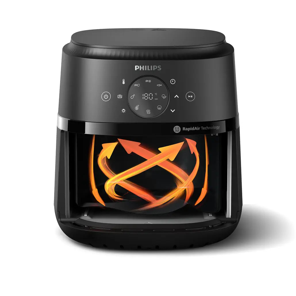 Philips Airfryer Serie 2000 Freidora de aire 13 en 1 negra, hasta 4 raciones