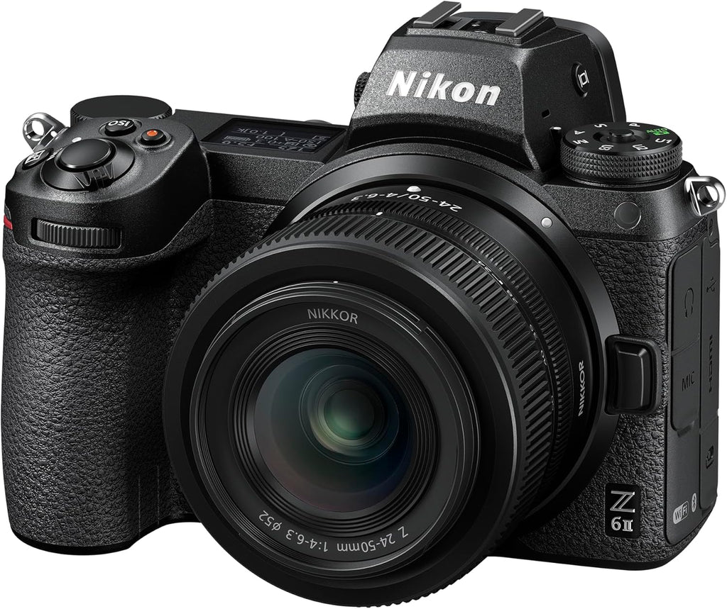 Nikon Z 6II – Cámara sin espejo de formato completo 24,5 MP + Objetivo Z 24-50mm f/4-6.3